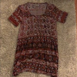pattern spring dress